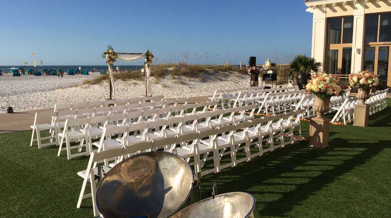 Steel Drum Wedding Ceremony Clearwater Beach