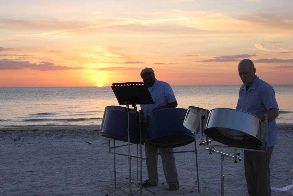 Steel Drum Band Sunset on Bradenton Beach, Florida